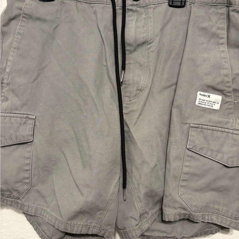 Hurley Men's Gray Cargo Shorts